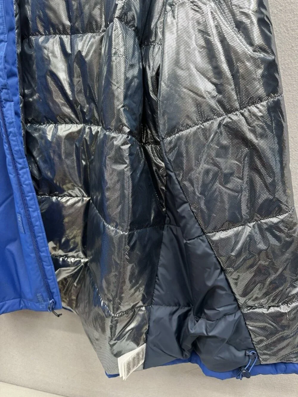 Columbia Jacket Men 2XL Tall Tipton Peak III Insulated Omni-Tech Blue Reflective